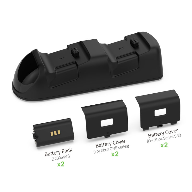 پایه شارژر دسته ایکس باکس دابی مدل TYX-1623 مناسب ایکس باکس سری و وان رنگ مشکی - Thumbnail 6