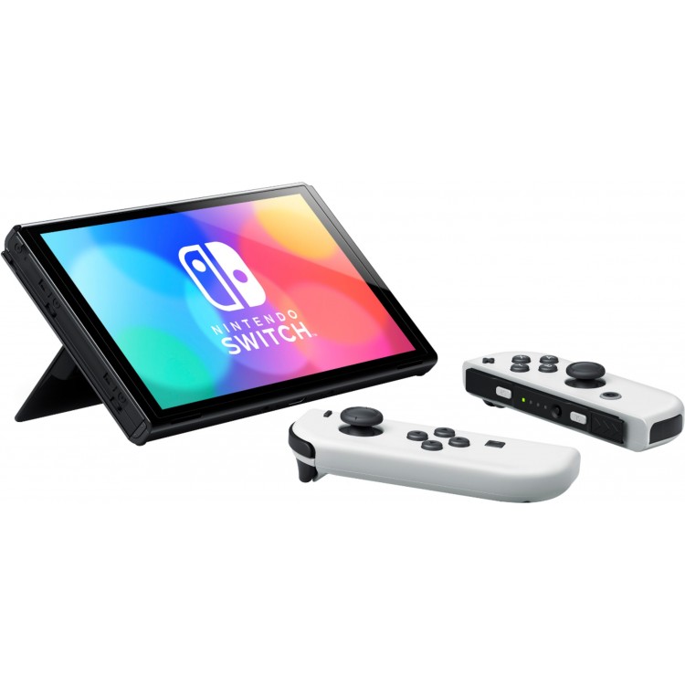 کنسول بازی nintendo switch OLED جوی-کان سفید - Thumbnail 2