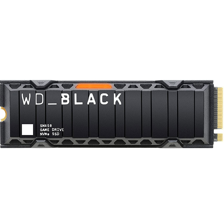 حافظه جانبی اس اس دی WD_BLACK SN850 دارای هیت سینک - دو ترابایت 