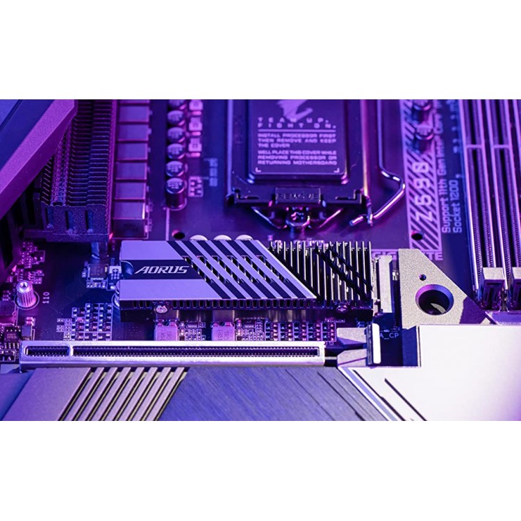 حافظه جانبی SSD گیگابایت Aorus 7000s دارای هیت سینک - یک ترابایت - Thumbnail 2