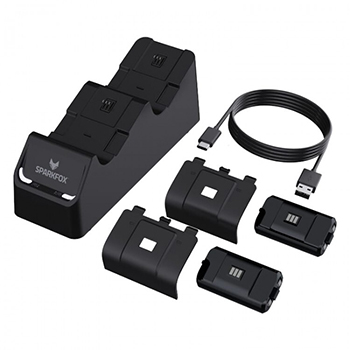  پایه شارژر دوگانه SparkFox برای xbox series - Thumbnail 1