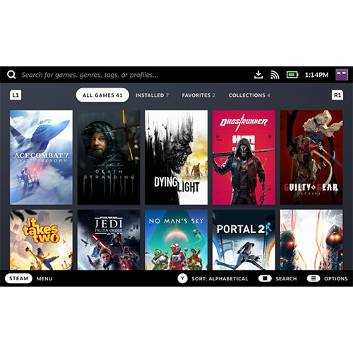 استیم دک Steam Deck با حافظه داخلی 256 گیگابایت - Thumbnail 1