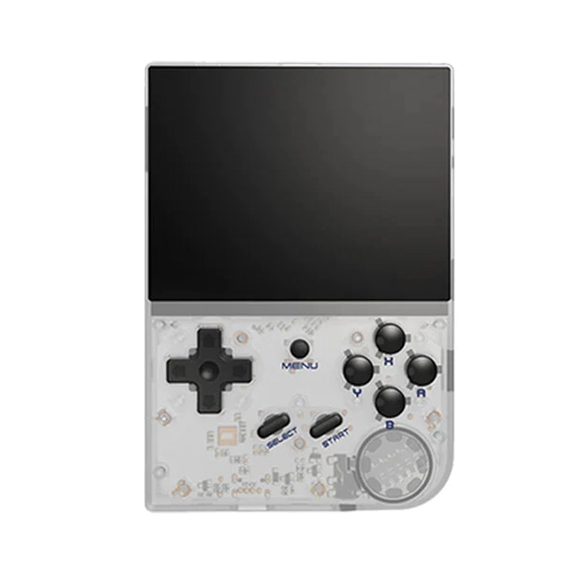 کنسول دستی Abernic RG35XX رنگ سفید شفاف