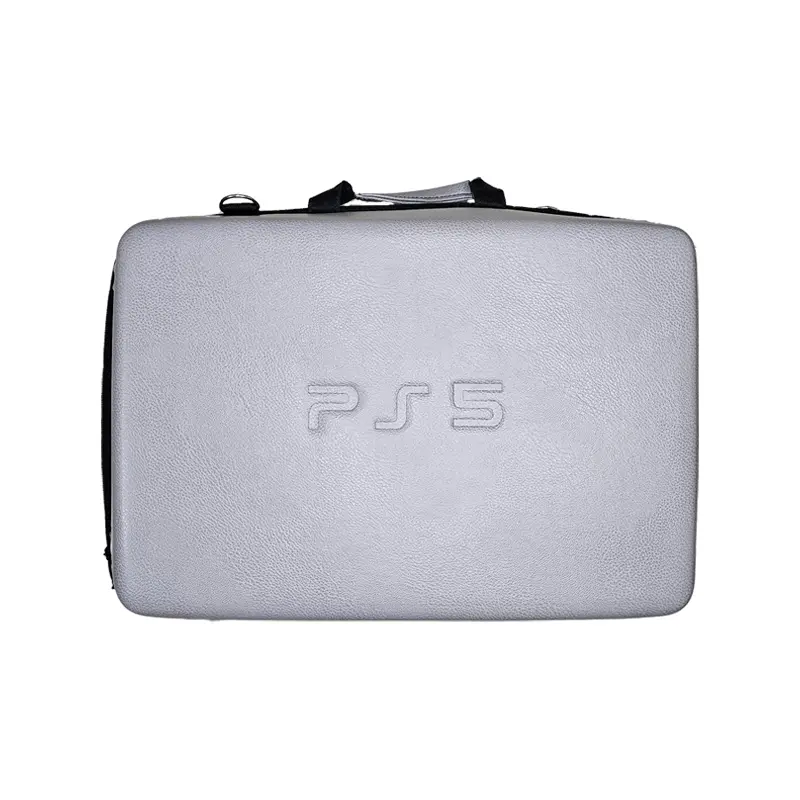 کیف حمل پلی استیشن 5 طرح چرم رنگ فیلی