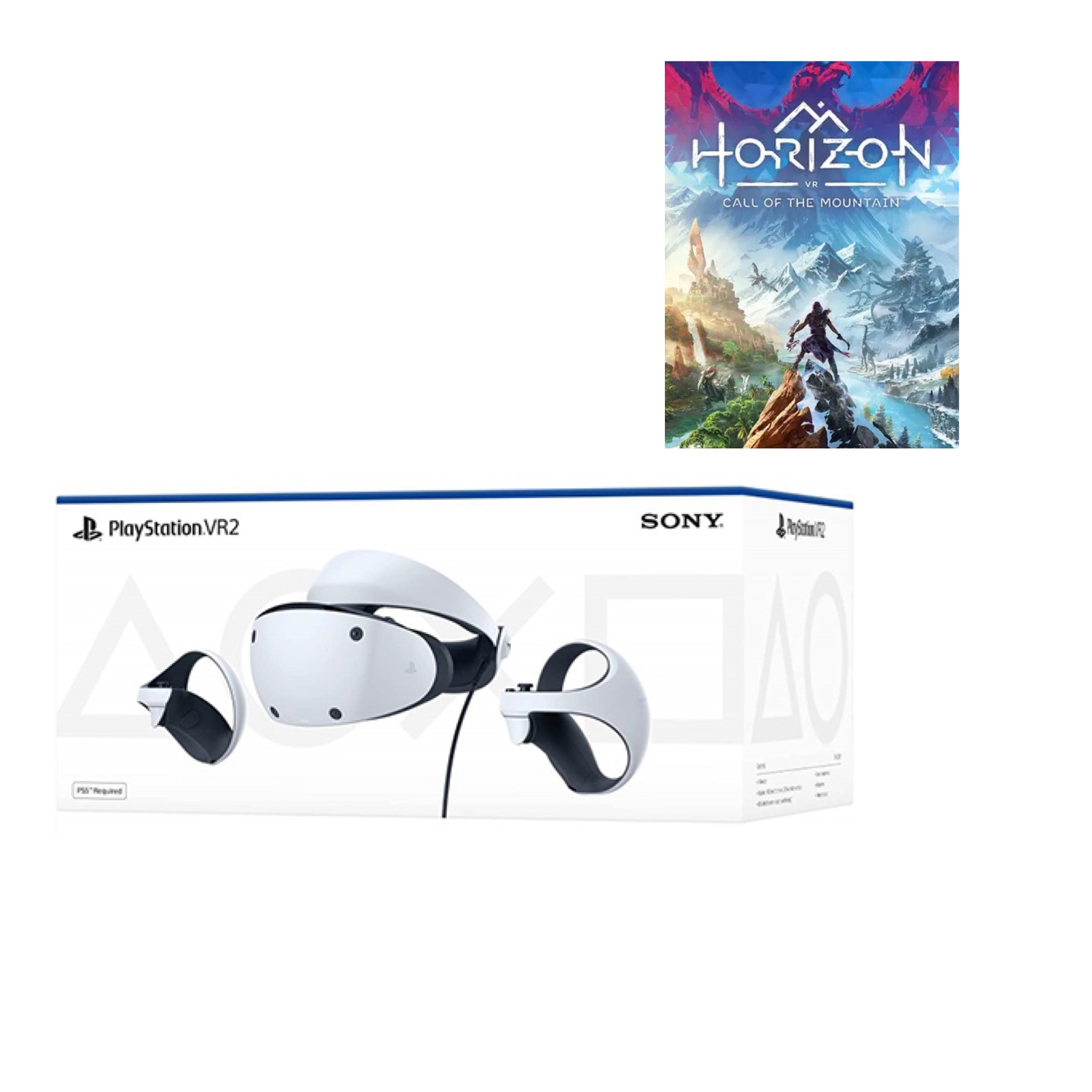 باندل عینک واقعیت مجازی Playstation VR2 + بازی Horizon: Call of the Mountain