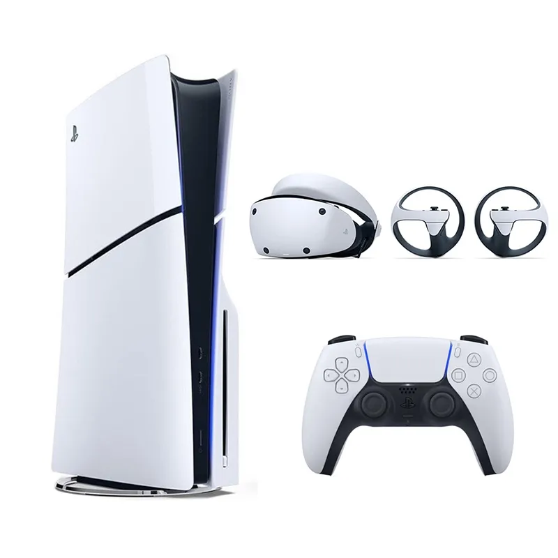 باندل کنسول بازی Playstation 5 Slim نسخه استاندارد + عینک واقعیت مجازی Playstation VR2 
