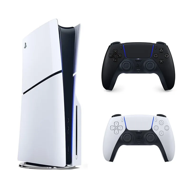 باندل کنسول بازی Playstation 5 Slim نسخه استاندارد + دسته بازی Sony مدل PS5 DualSense Cosmic Midnight Black