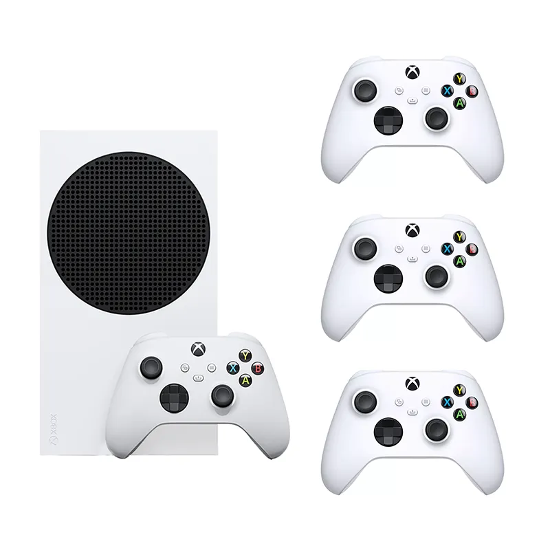 باندل کنسول بازی xbox series s به همراه + سه عدد دسته robot white