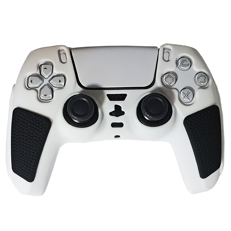 روکش دسته PS5 مدل ضد لغزش سفید-مشکی