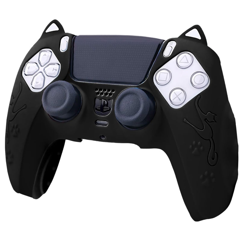 روکش دسته PS5 طرح گربه cat مشکی