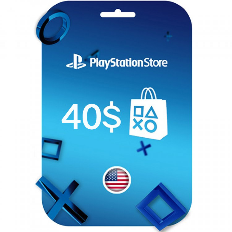 گیفت کارت آمریکا 40 دلاری پلی استیشن Playstation