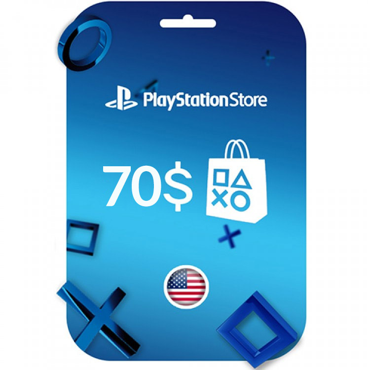 گیفت کارت آمریکا 70 دلاری پلی استیشن Playstation