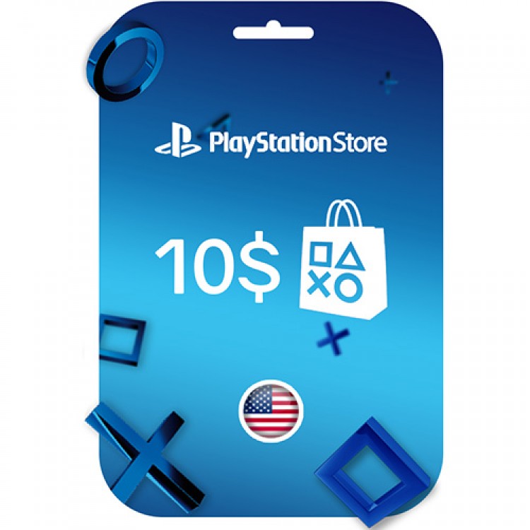 گیفت کارت آمریکا 10 دلاری پلی استیشن Playstation