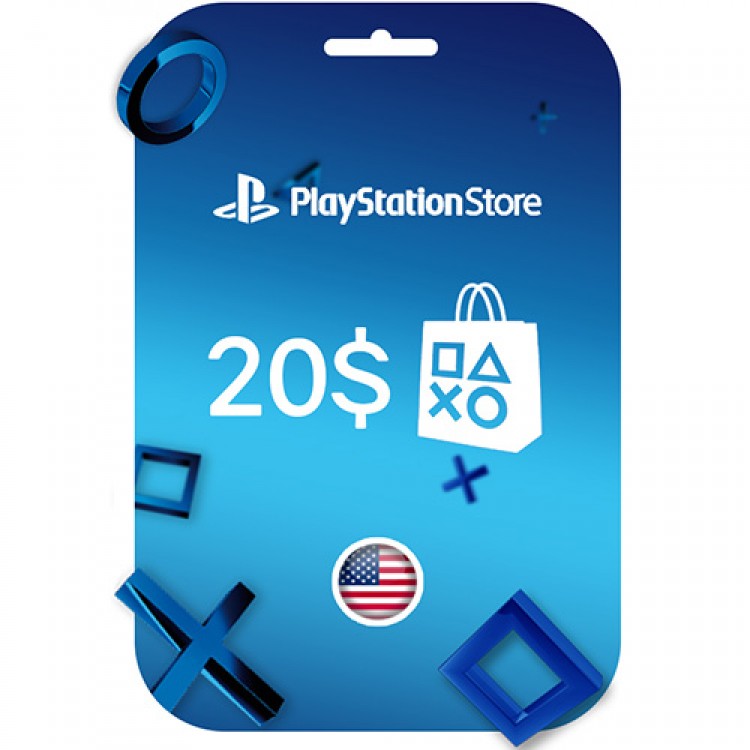 گیفت کارت آمریکا 20 دلاری پلی استیشن Playstation
