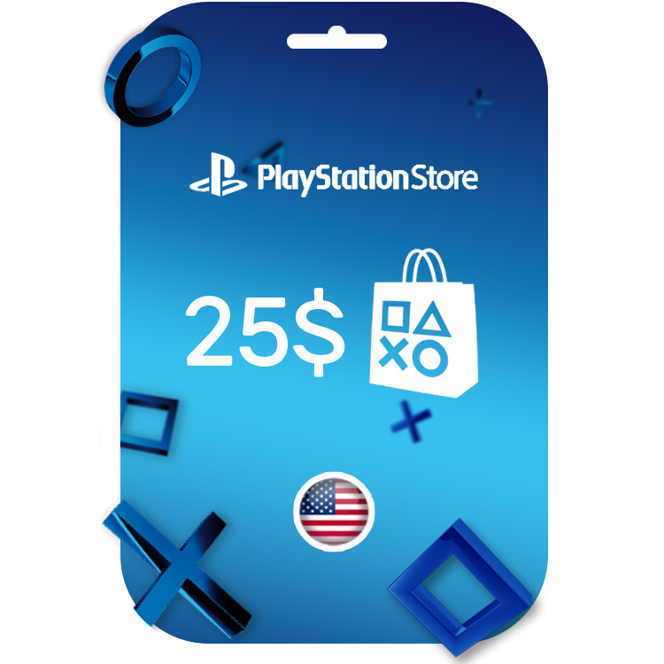 گیفت کارت آمریکا 25 دلاری پلی استیشن Playstation