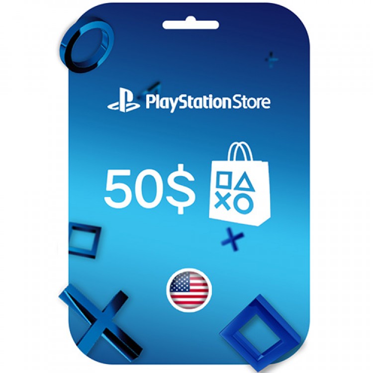 گیفت کارت آمریکا 50 دلاری پلی استیشن Playstation