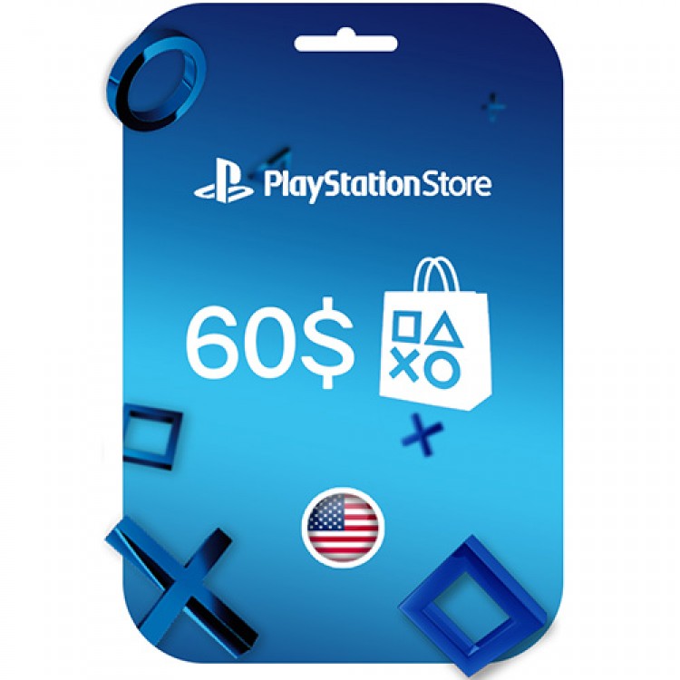گیفت کارت آمریکا 60 دلاری پلی استیشن Playstation