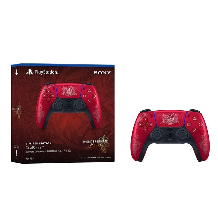 دسته بازی Sony مدل PS5 DualSense Monster Hunter Wilds Limited Edition - Thumbnail 2