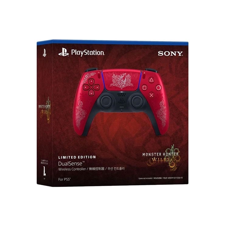 دسته بازی Sony مدل PS5 DualSense Monster Hunter Wilds Limited Edition - Thumbnail 3