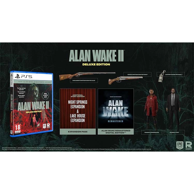 بازی Alan Wake 2 نسخه Deluxe Edition برای PS5 - Thumbnail 1