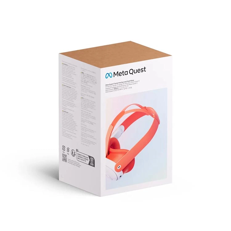 هدبند و کاور دور چشم متا کوئست Meta Quest 3 Blood Orange - نارنجی - Thumbnail 6