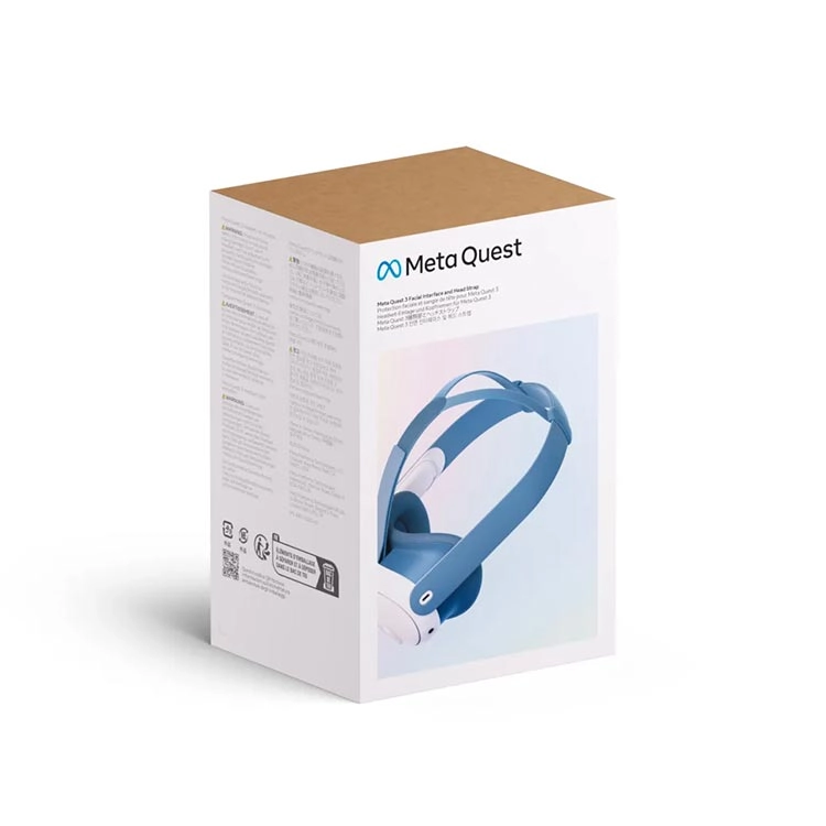 هدبند و کاور دور چشم متا کوئست Meta Quest 3 Elemental Blue - آبی - Thumbnail 6
