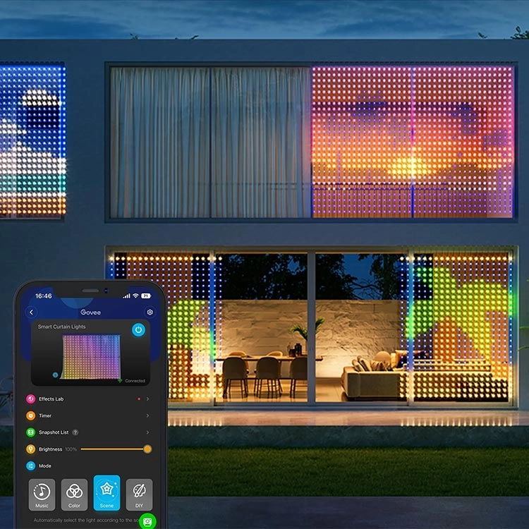 ریسه هوشمند پرده ای گووی Govee x Netflix Curtain Lights - Thumbnail 2