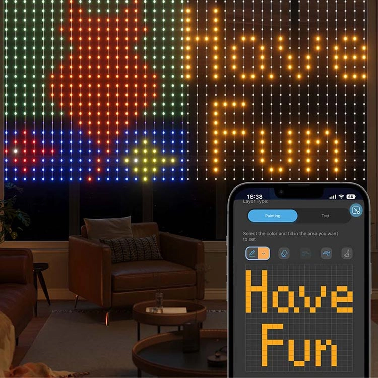 ریسه هوشمند پرده ای گووی Govee x Netflix Curtain Lights - Thumbnail 6