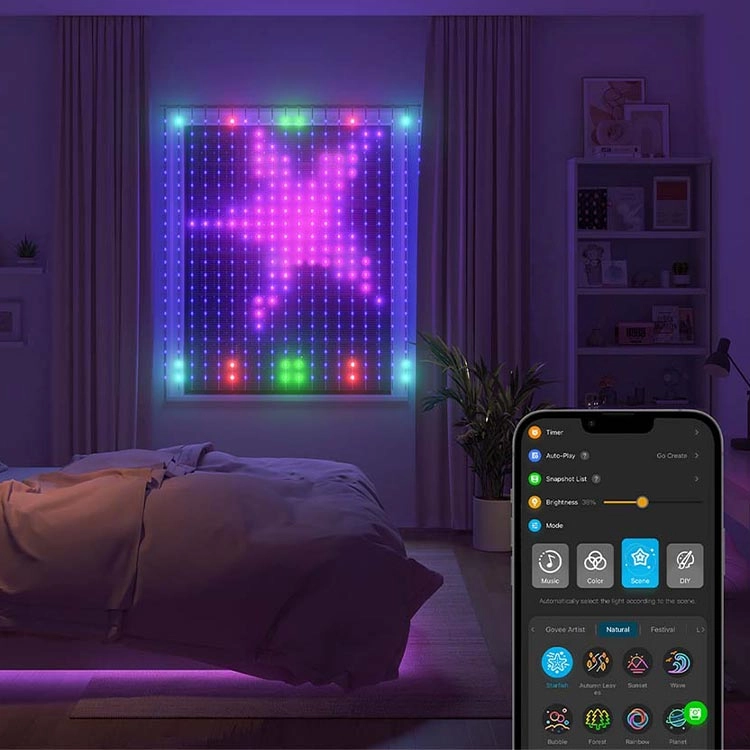 ریسه هوشمند پرده ای گووی Govee x Netflix Curtain Lights - Thumbnail 7