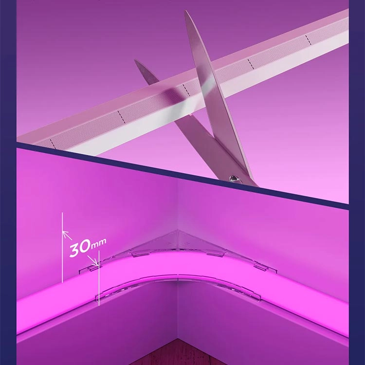 چراغ نئونی هوشمند 5 متری گووی Govee Neon Rope Light for Wall Lining - Thumbnail 7