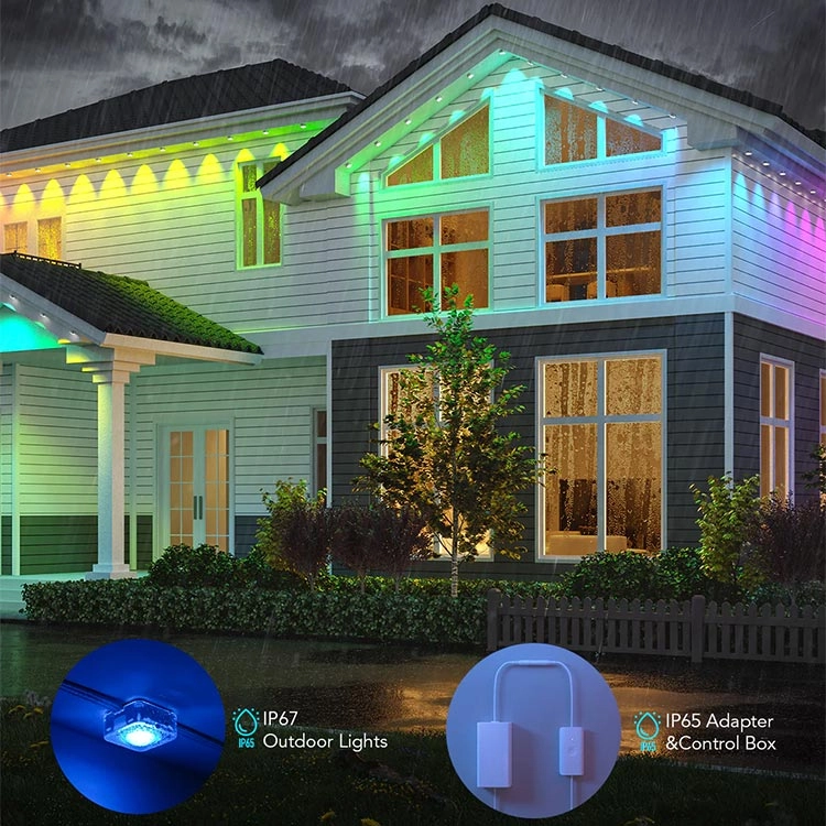 ریسه هوشمند 30 متری گووی Govee RGBIC LED Permanent Outdoor Lights - Thumbnail 7