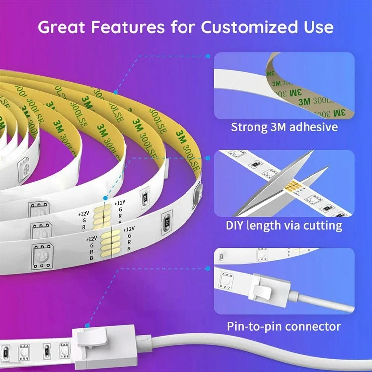 ریسه هوشمند 10 متری گووی Govee RGB LED Strip Light - Thumbnail 2