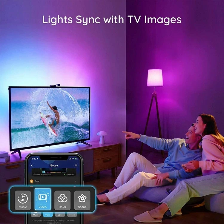 ریسه هوشمند 4 متری گووی Govee DreamView T1 TV Backlight سایز 55-65 اینچ - Thumbnail 3