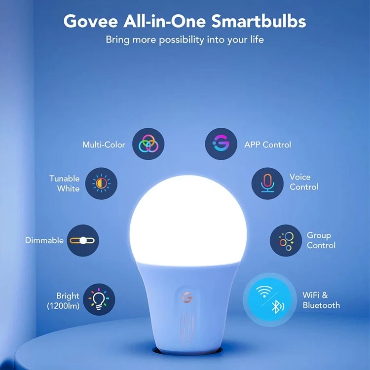 لامپ هوشمند گووی Govee Smart RGBWW Light Bulb - Thumbnail 2