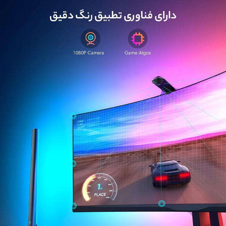 لامپ و ریسه هوشمند گیمینگ گووی Govee DreamView G1 Pro سایز 24-32 اینچ - Thumbnail 3