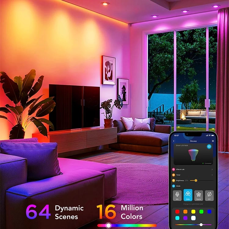 لامپ هوشمند گووی Govee RGBWW Smart Light Bulbs (پک 2 عددی) - Thumbnail 2
