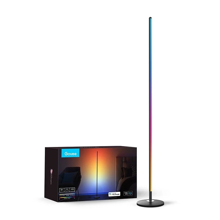 لامپ هوشمند گووی 140 سانتی متری Govee RGBICW Smart Corner Floor Lamp