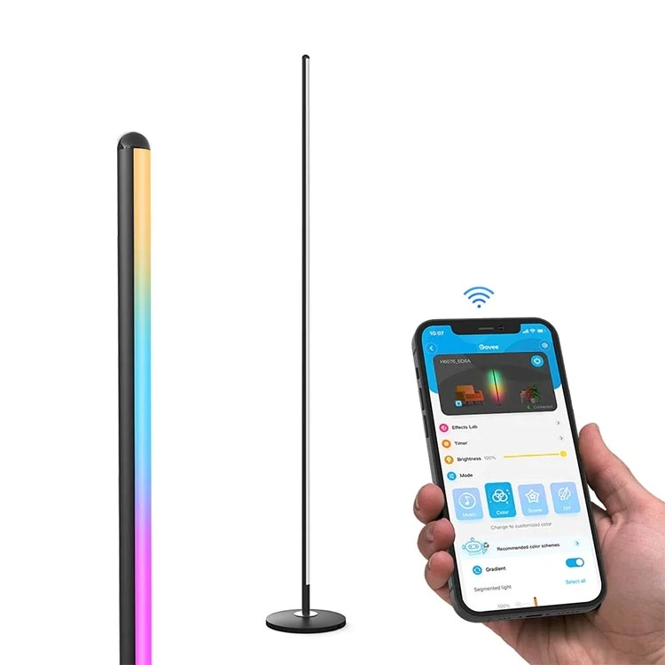 لامپ هوشمند گووی 140 سانتی متری Govee RGBICW Smart Corner Floor Lamp - Thumbnail 2