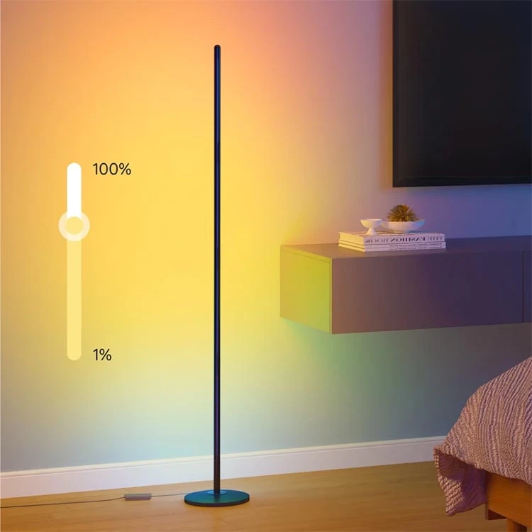 لامپ هوشمند گووی 140 سانتی متری Govee RGBICW Smart Corner Floor Lamp - Thumbnail 8