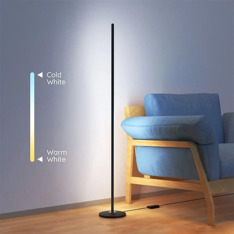 لامپ هوشمند گووی 140 سانتی متری Govee RGBICW Smart Corner Floor Lamp - Thumbnail 9