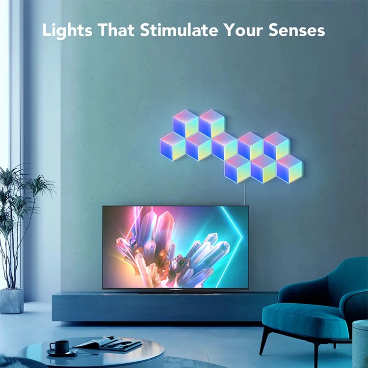 پنل هوشمند روشنایی 10 تیکه Govee Glide Hexa Pro LED Light Panels - Thumbnail 3