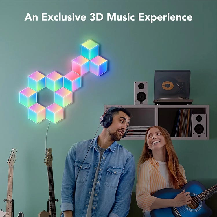 پنل هوشمند روشنایی 10 تیکه Govee Glide Hexa Pro LED Light Panels - Thumbnail 4