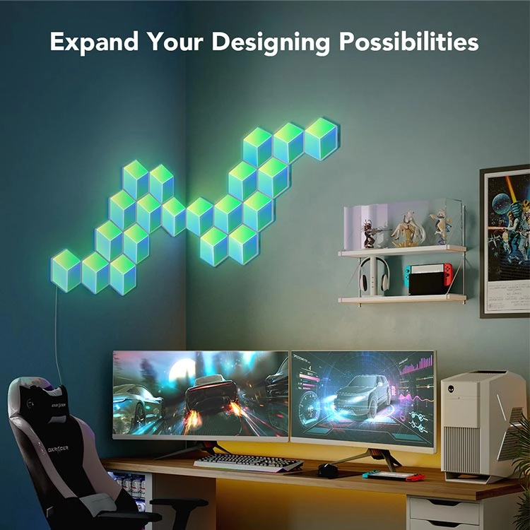 پنل هوشمند روشنایی 10 تیکه Govee Glide Hexa Pro LED Light Panels - Thumbnail 8