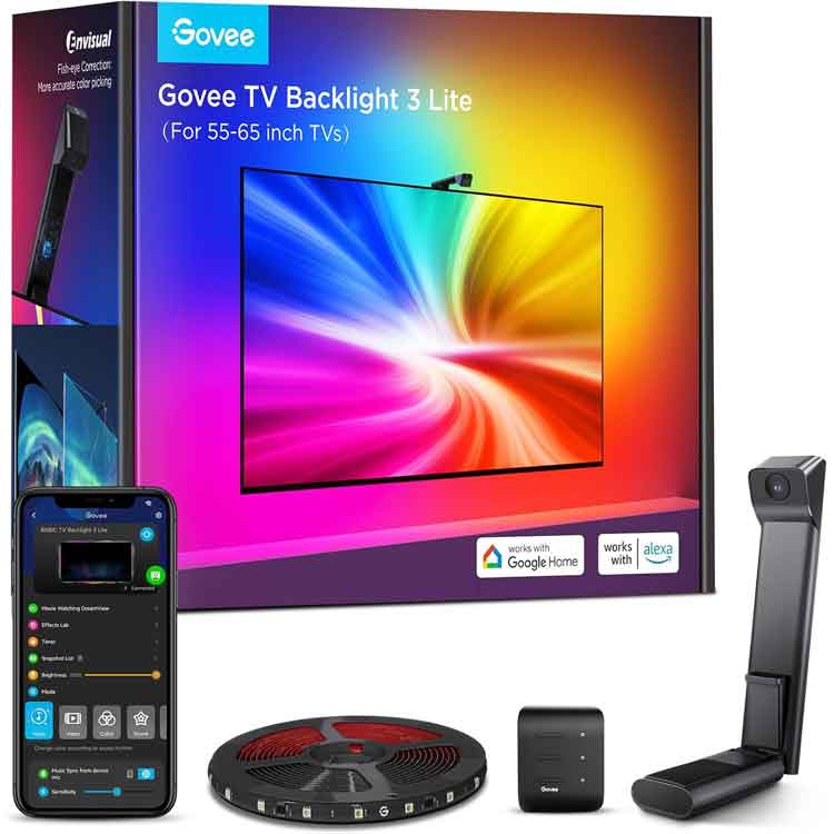 ریسه هوشمند 3.6 متری گووی Govee TV Backlight 3 Lite سایز 55-65 اینچ